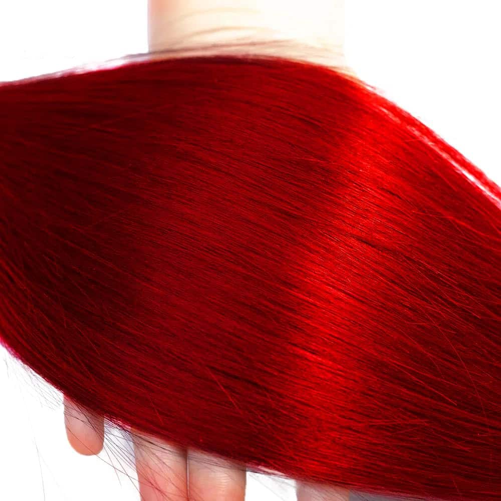 Paquetes Rojos de Cabello Humano Liso 20 22 24 Pulgadas 3 - Imagen 6