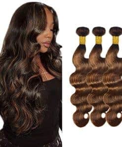 Paquetes de Cabello Humano Onda del Cuerpo Destacado P430