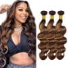 P430 Paquetes de Cabello Humano Ondulado Corporal de 20 22