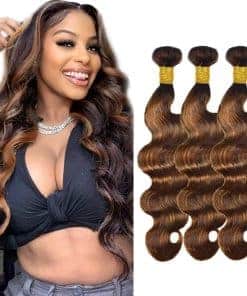 P430 Paquetes de Cabello Humano Ondulado Corporal de 20 22