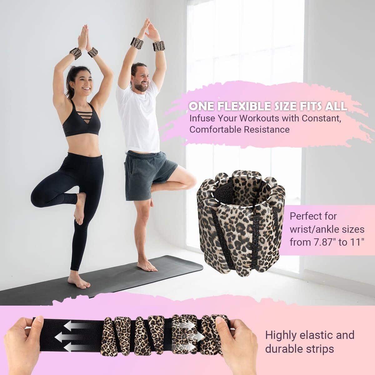 Peso en las muñecas y tobillos para mujeres, juego de 2, - Imagen 7