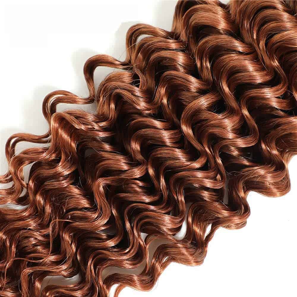 #30 Paquetes de Cabello Humano Ondulado en Agua de 20 22 24 - Imagen 5