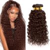 #4 Paquetes de Cabello Humano Ondulado en Agua 18 20 22