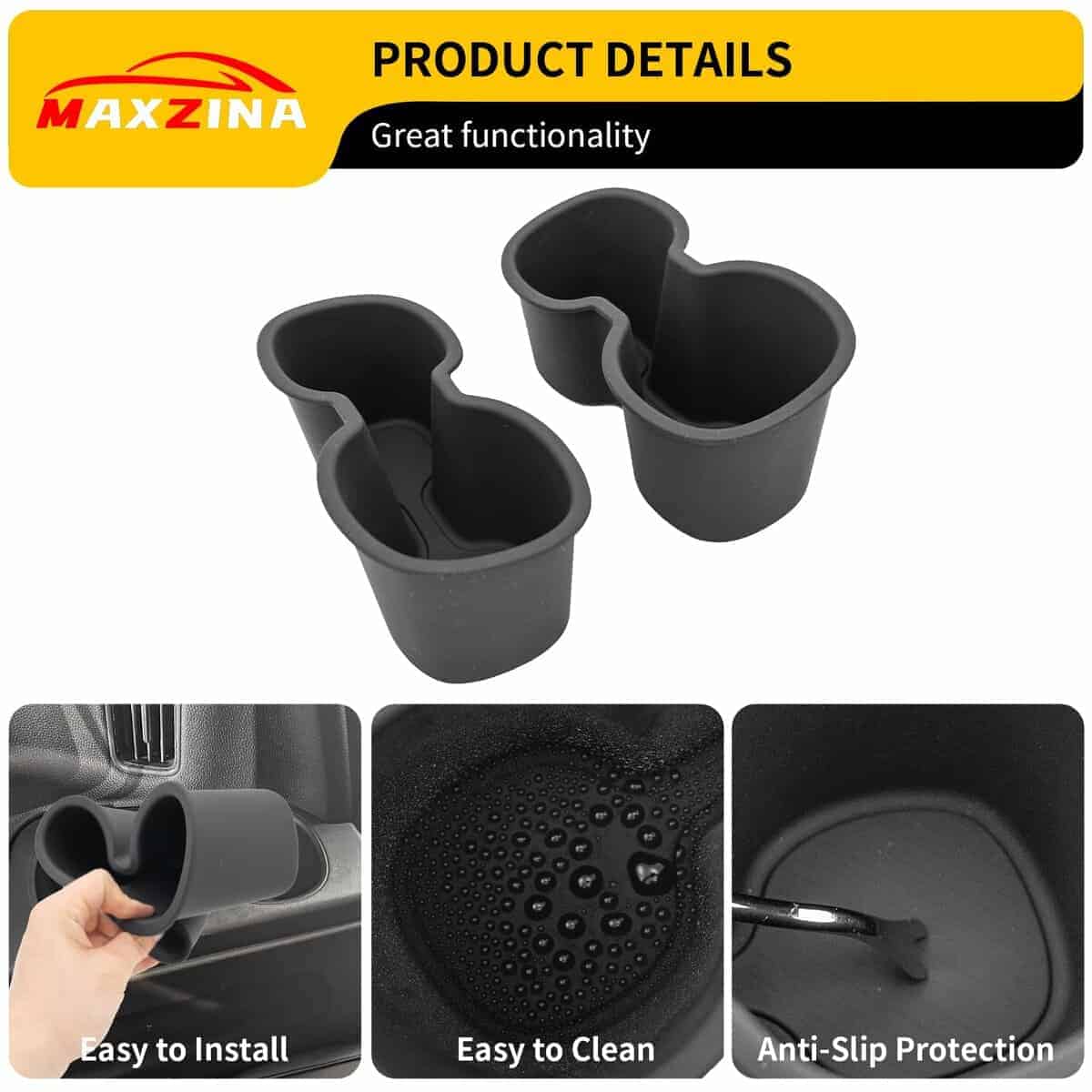 Portavasos Maxzina Compatible con Honda Pilot 2023-2025 - Imagen 7