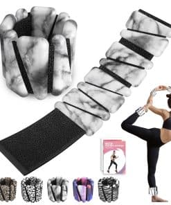 Peso de muñeca y tobillo para mujeres, juego de 2,