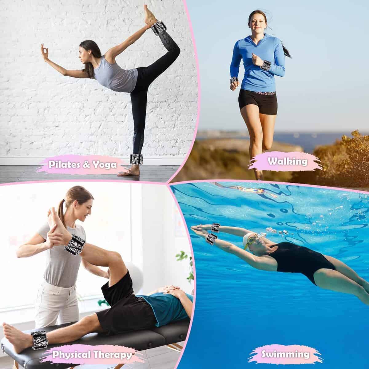 Peso de muñeca y tobillo para mujeres, juego de 2, - Imagen 8