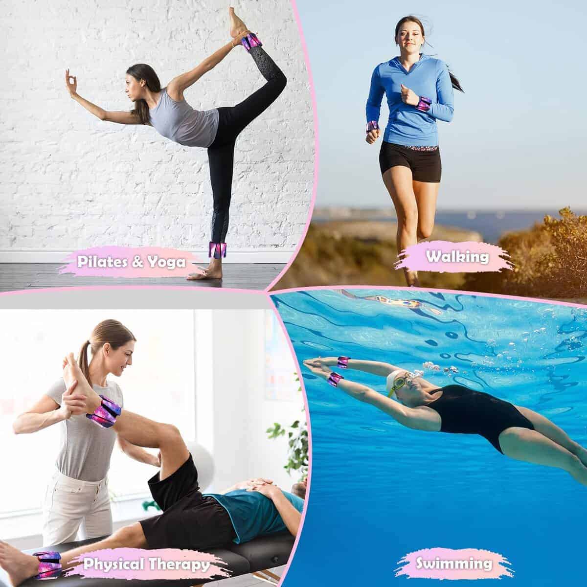 Pesas para Muñecas y Tobillos para Mujeres Juego de 2, - Imagen 8