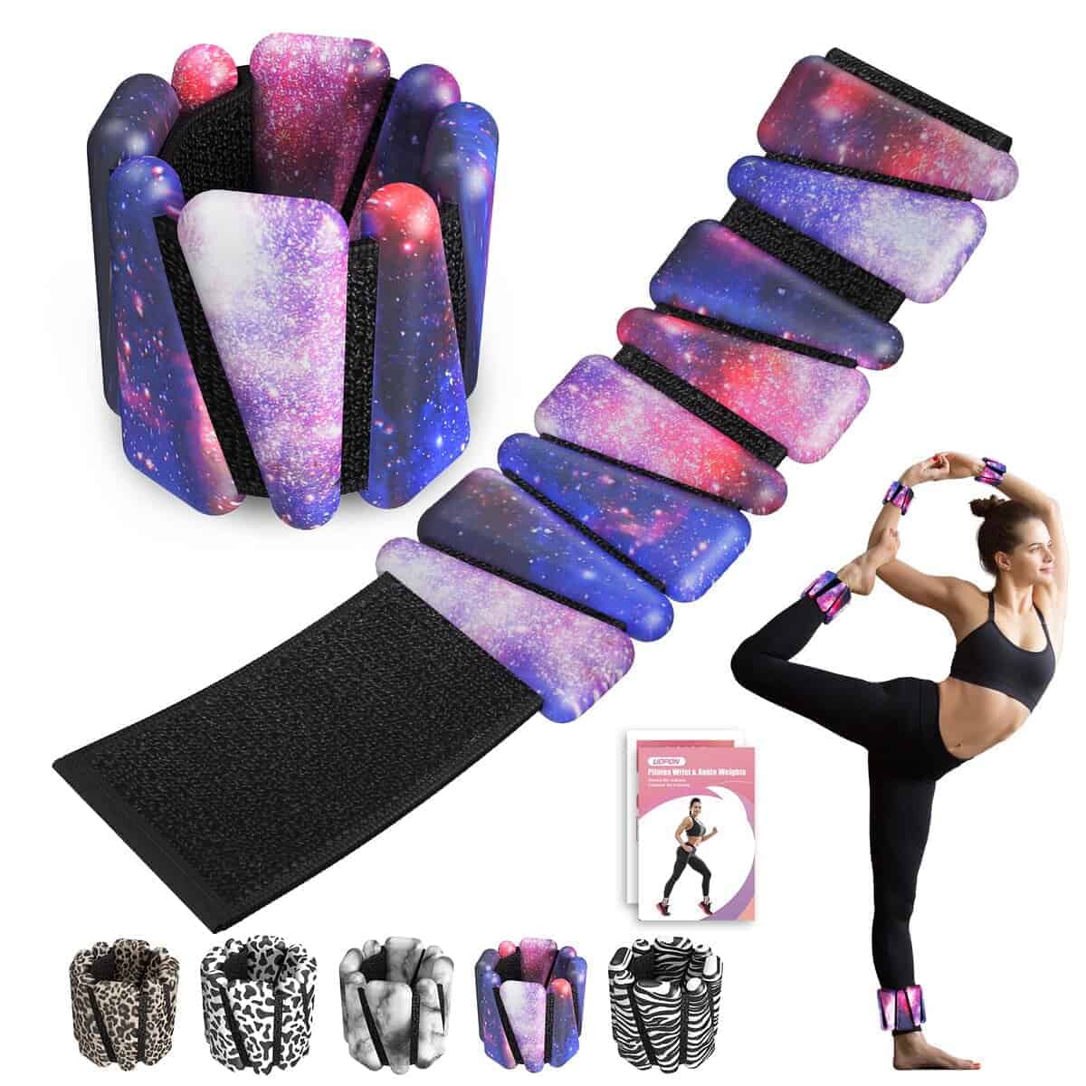 Pesas para Muñecas y Tobillos para Mujeres Juego de 2,