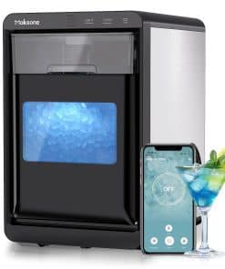 Máquina de Hielo Maksone para Encimera, 44lbs/24H, Listo en