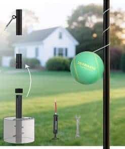 Juego de Tetherball Trymaker, Pelotas y Cuerda con Poste de