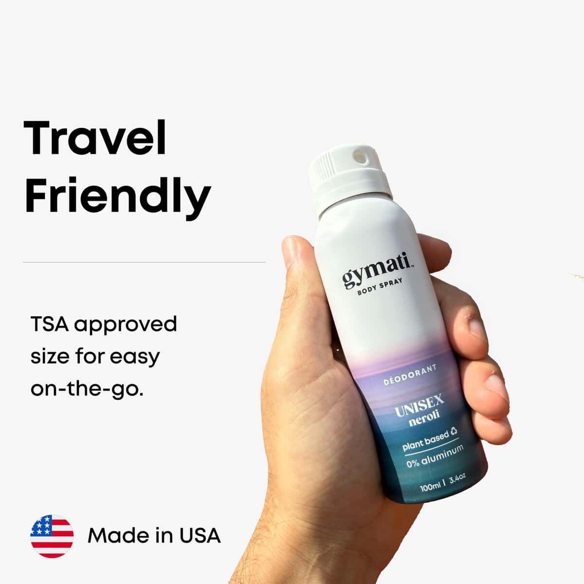 Gymati - Spray Desodorante Fitness - Hombres -uete de 3 - Imagen 8