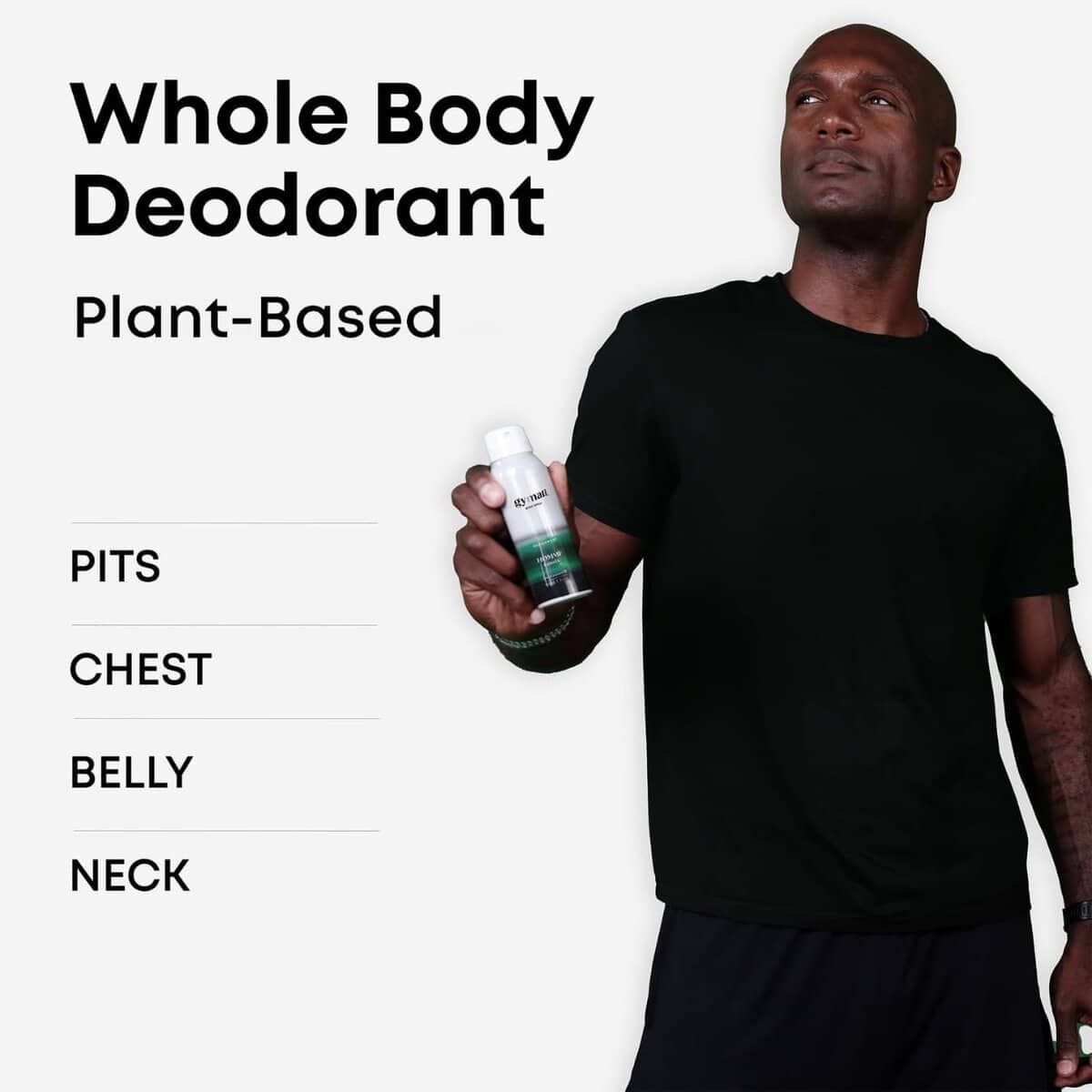 Gymati - Desodorante en Spray para Hombres para el Fitness - Imagen 4