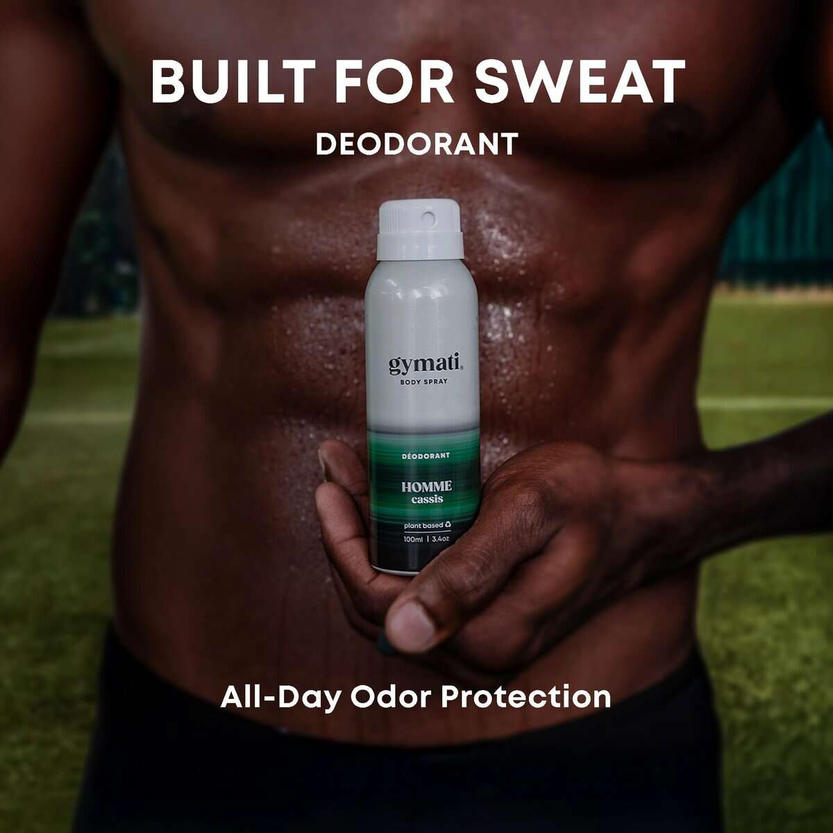 Gymati - Desodorante en Spray para Hombres para el Fitness - Imagen 3