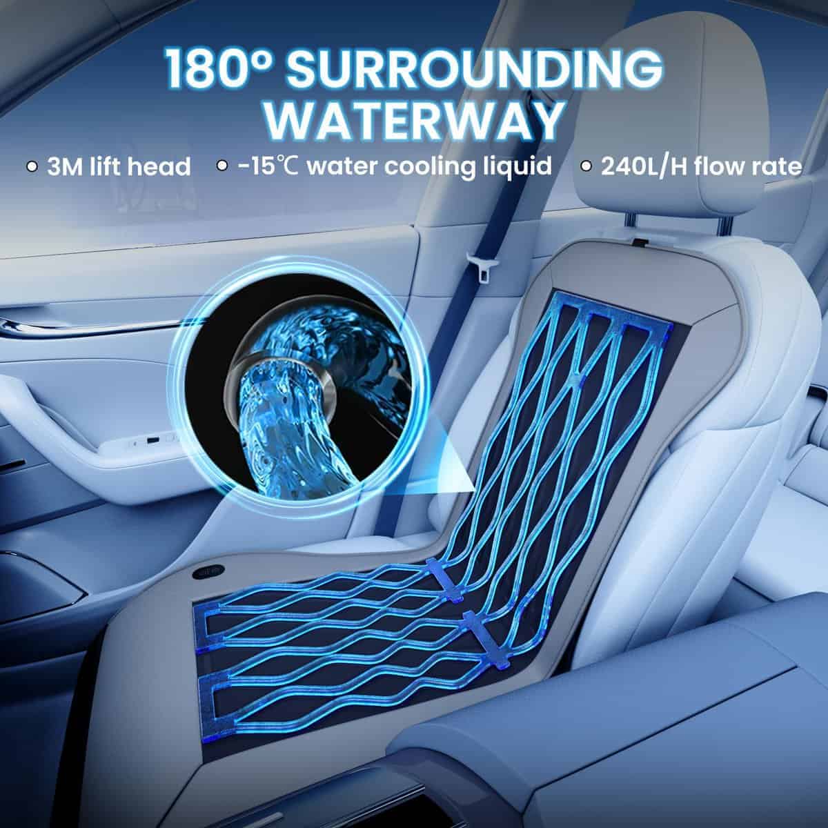 Funda de Asiento de Coche con Refrigeración Ventilada - Imagen 5