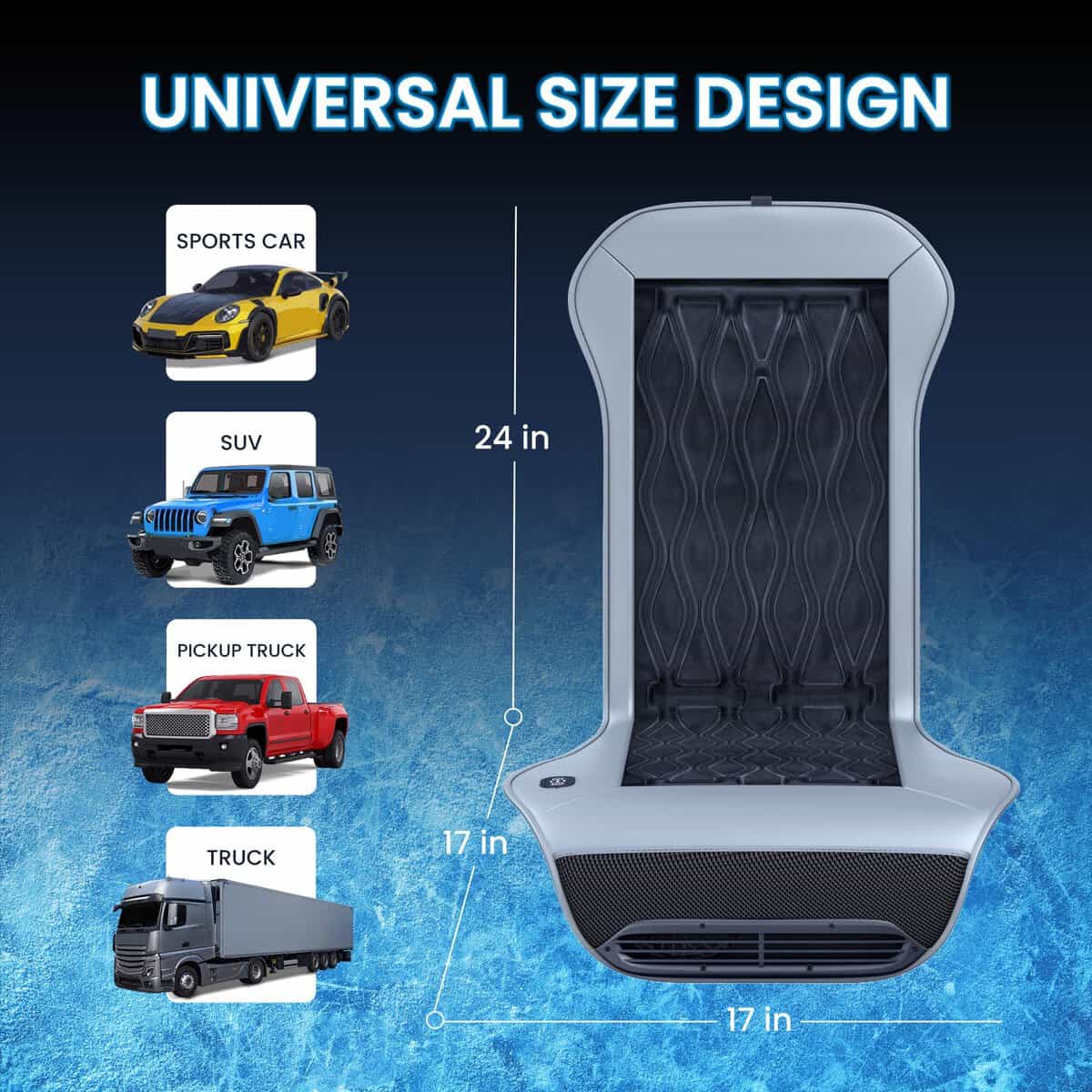 Funda de Asiento de Coche con Refrigeración Ventilada - Imagen 9