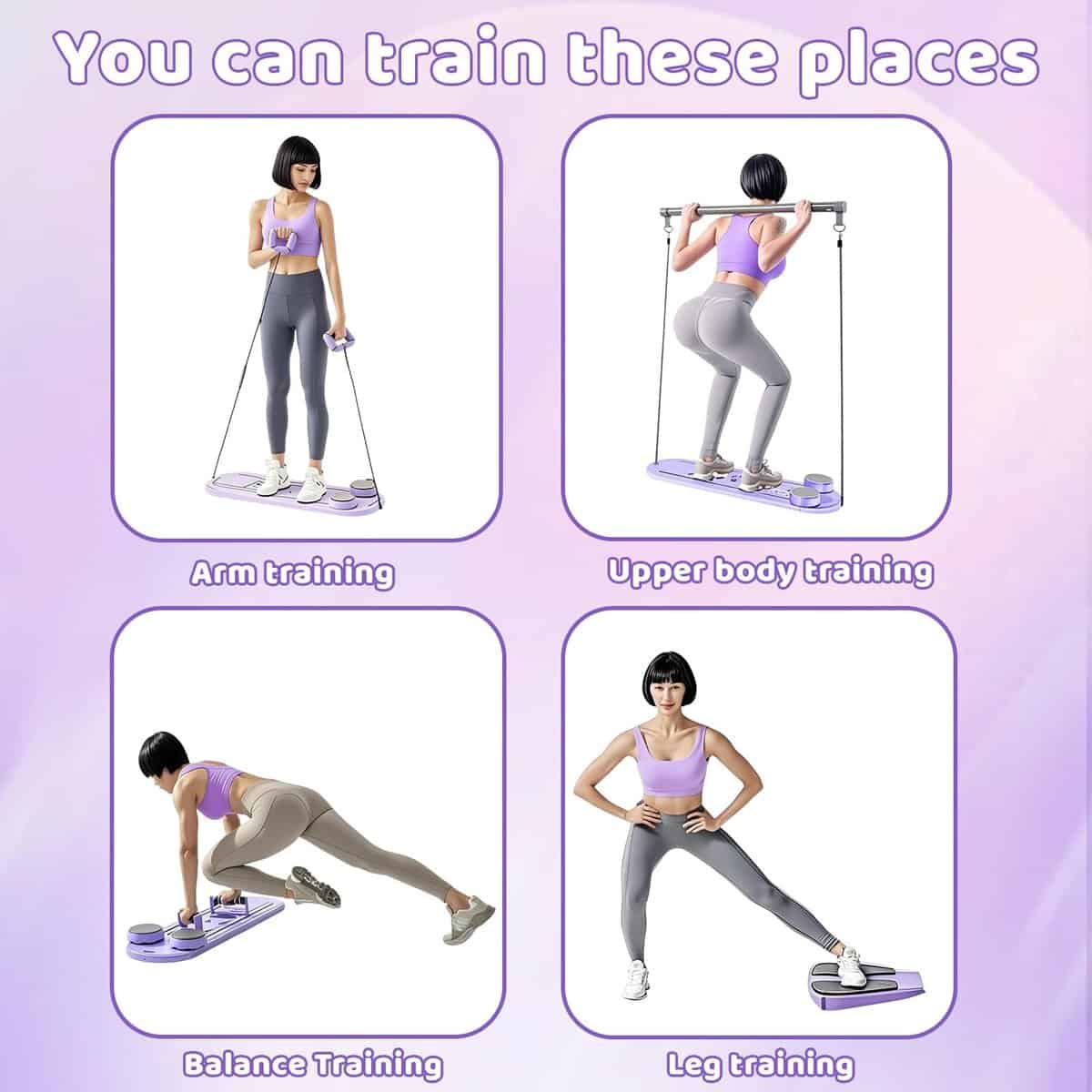 Tablero de Pilates 2025 Mejorado, Set de Pilates Reformer, - Imagen 4