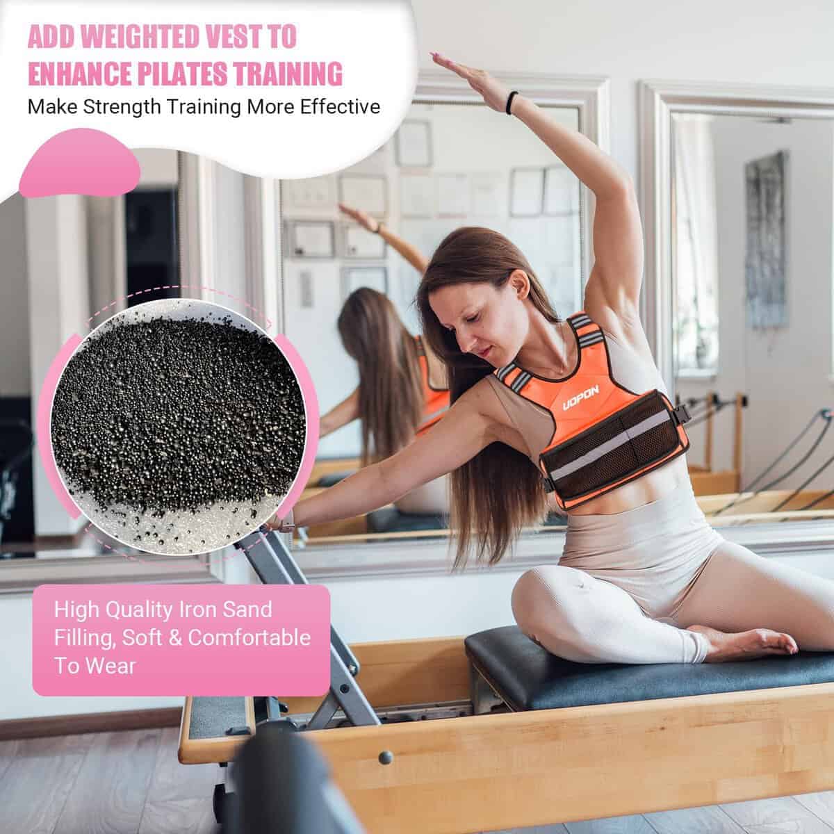 Chaleco ajustable con peso para mujeres, 6-12 libras - Imagen 8