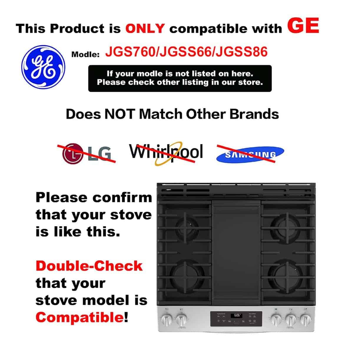 Protector de Estufa de Gas GE de 30 pulgadas - Protector - Imagen 4