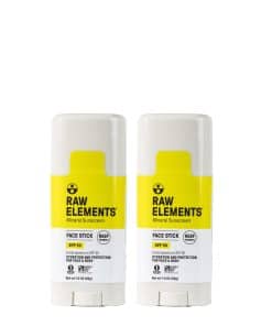 Protector Solar Mineral Facial Raw Elements SPF 50 en Barra