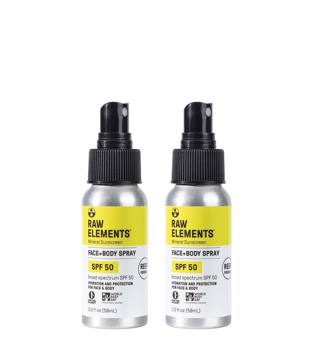 Protector Solar Mineral Raw Elements Face + Body Spray SPF