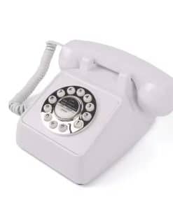 Teléfono fijo para el hogar, teléfono vintage con rellamada
