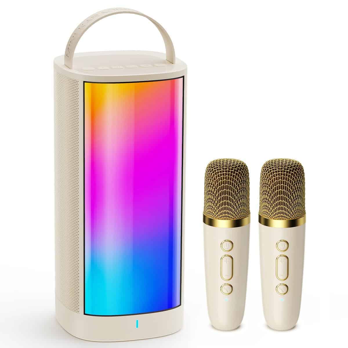 Máquina de Karaoke HWWR Mini para Niños y Adultos, Altavoz