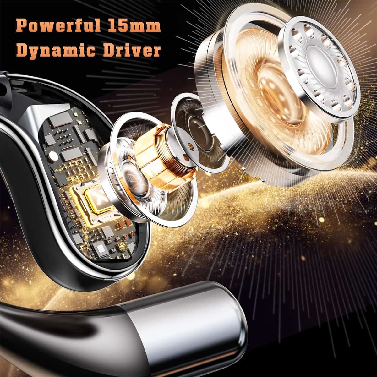 Auriculares de traducción de idiomas AI, -Negro - Imagen 3