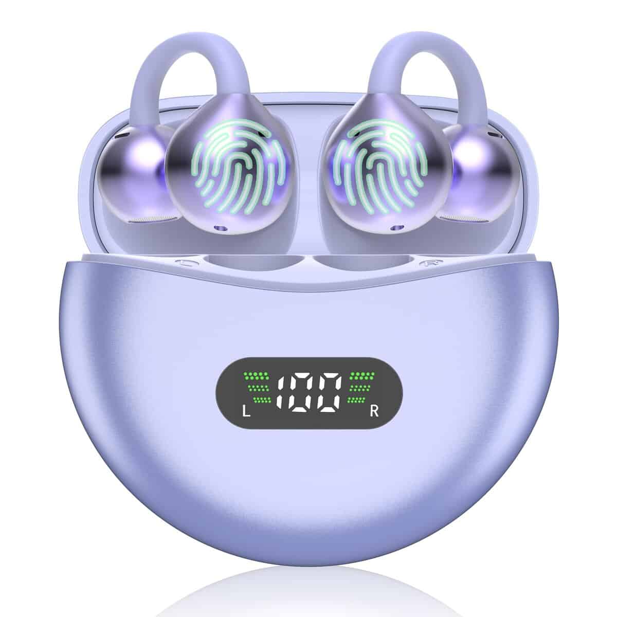 Yukee Auriculares de Traducción AI en Tiempo -Morado