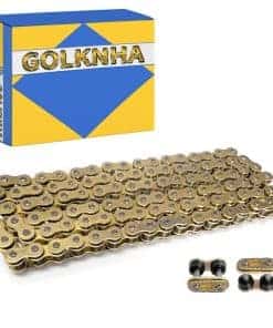 Cadena de Motocicleta X-Ring 420 Dorada GOLKNHA 138