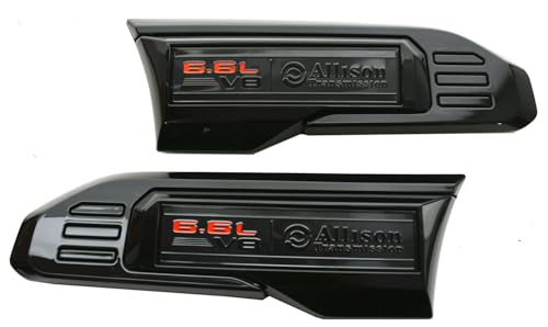 Pareja de Emblemas 3D de Transmisión Allison 6.6L V8 para - Imagen 4