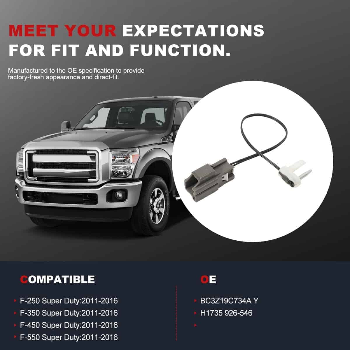Sensor de Temperatura del Evaporador de A/C para F-250 - Imagen 8