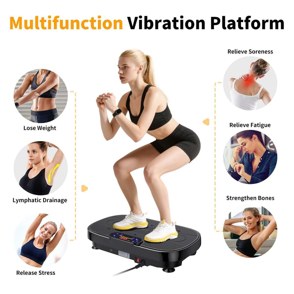 Máquina de Plataforma de Vibración KEMLDIVS, Placa - Imagen 3