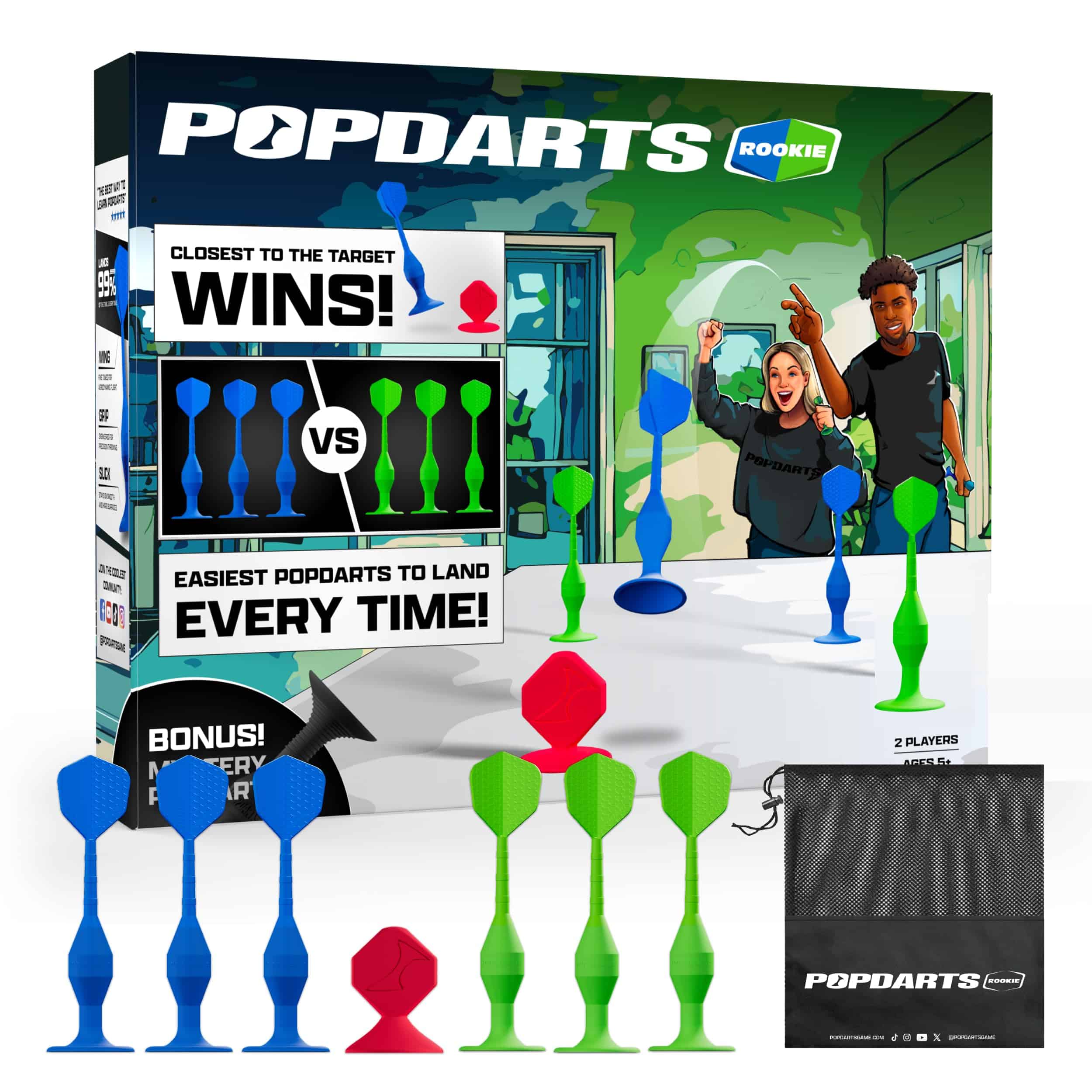 Juego de Popdarts Pack para Principiantes - Juego de Dardos