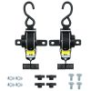 2PCS Correas de Amarre Retráctiles SZYANG -Negro