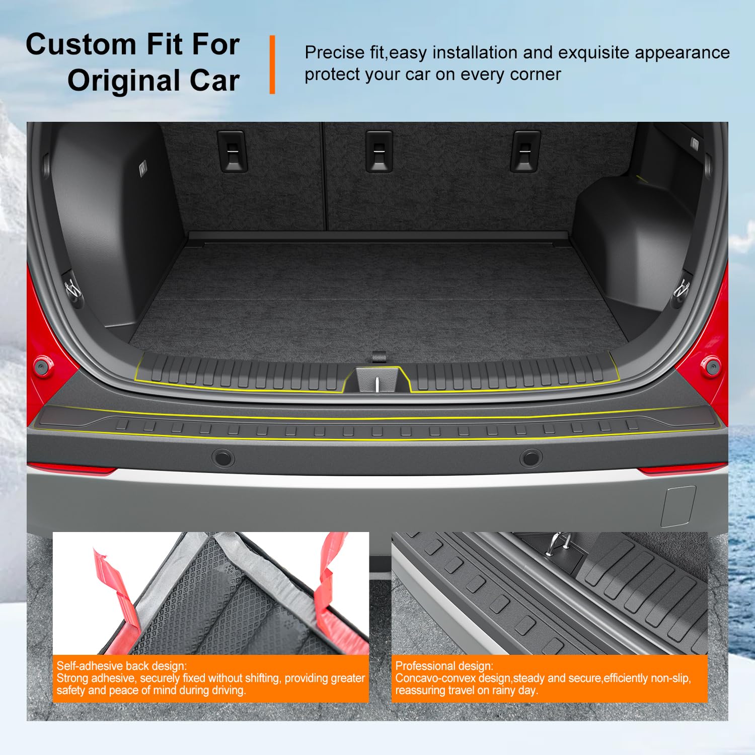 Protector de parachoques trasero powoq compatible con Chevy - Imagen 3