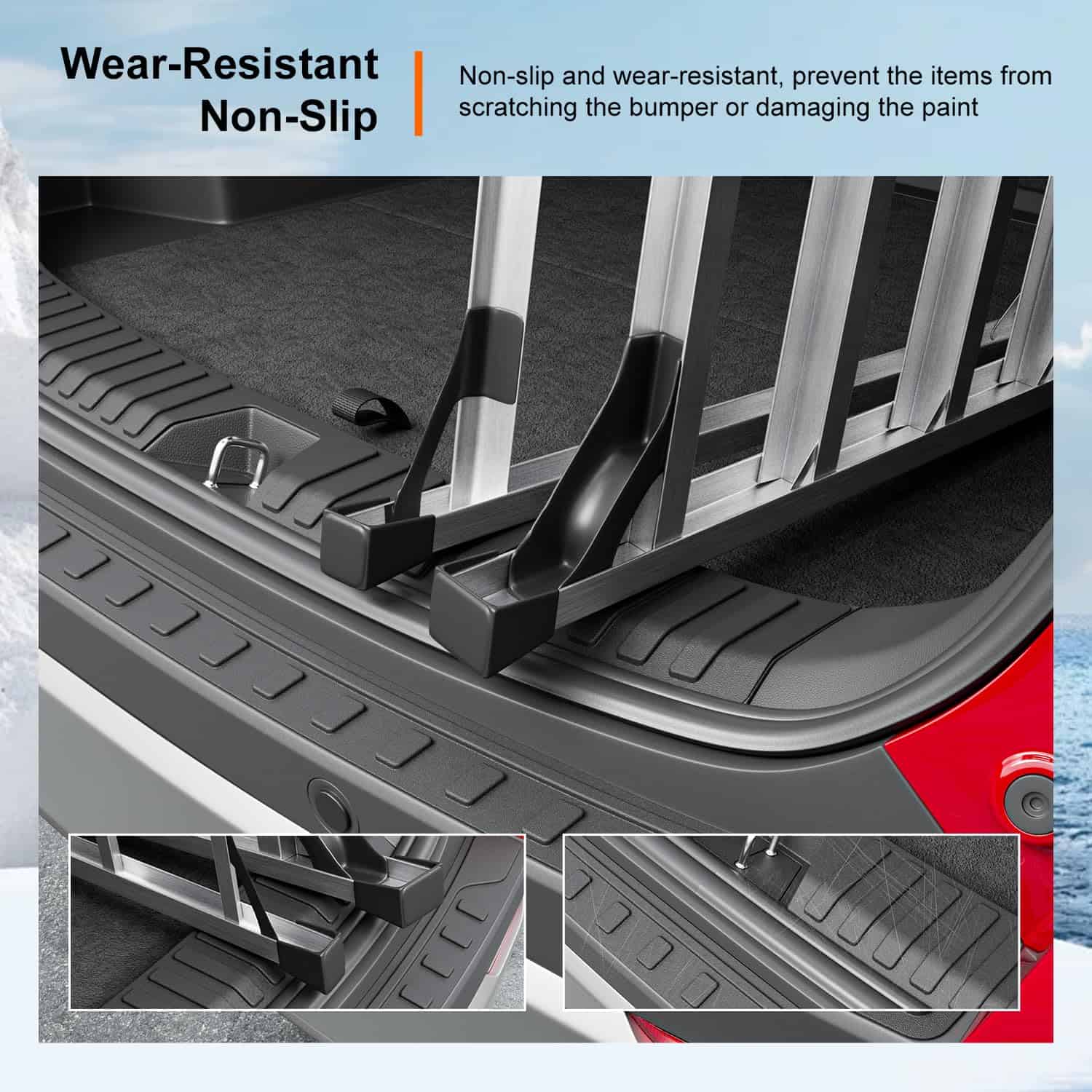Protector de parachoques trasero powoq compatible con Chevy - Imagen 5