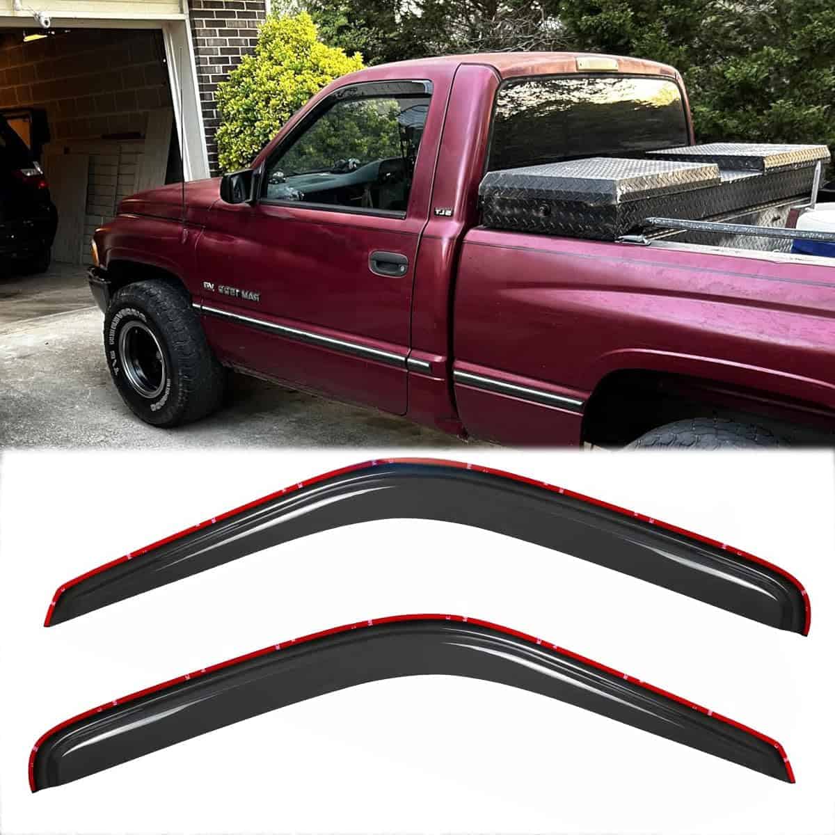 Deebior 2pcs Original Ventanas Viseras a Prueba de - Imagen 3