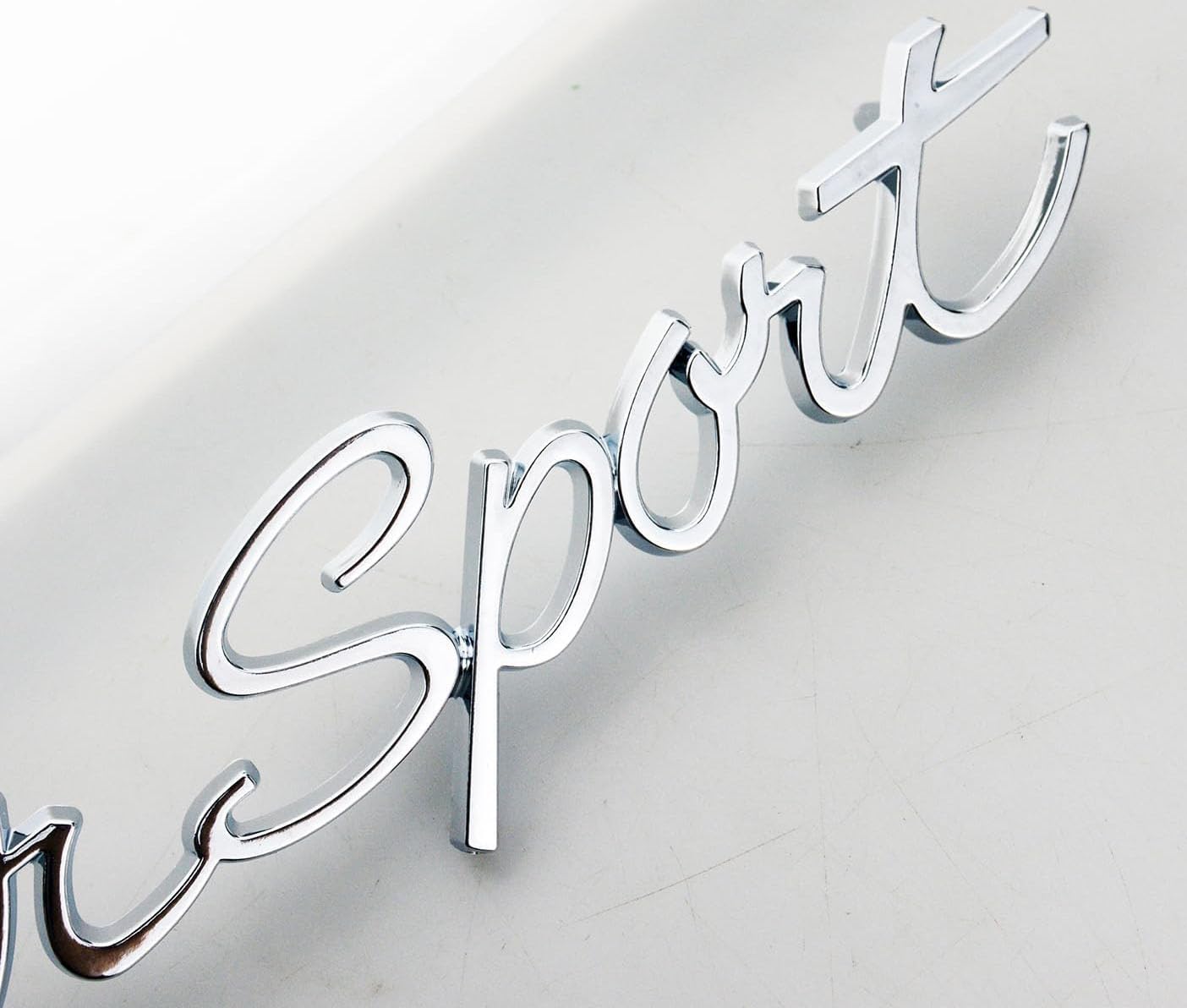 2 Emblemas Script Super Sport 3D Placa Frontal Lateral - Imagen 4