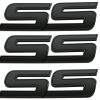 3pcs Emblema SS de Puerta Delantera 3D Placa de Nombre