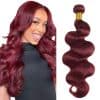 #99J Burgundy Bundles Cabello Humano Onda del Cuerpo 30