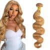 #27 Honey Blonde Bundles Cuerpo Onda Cabello Humano 28