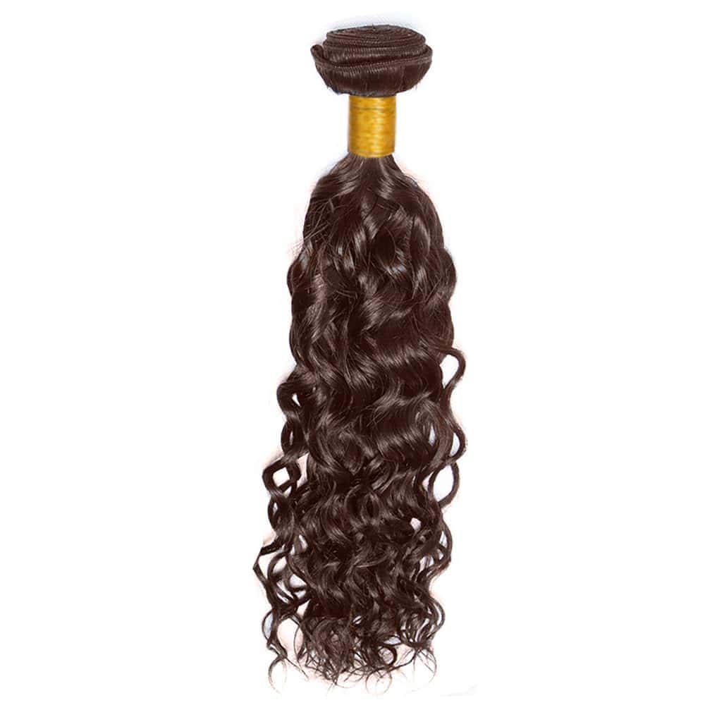 #4 Brown Bundles de Cabello Humano ondulado en agua 26 - Imagen 7
