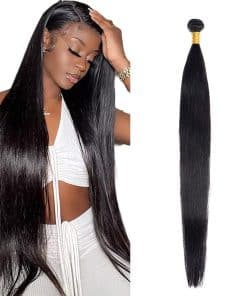 Bundle de Cabello Humano Recto de 32 Pulgadas 1 Bundle