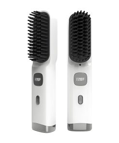 Cepillo Alisador Inalámbrico Portátil para Viajes con Peine