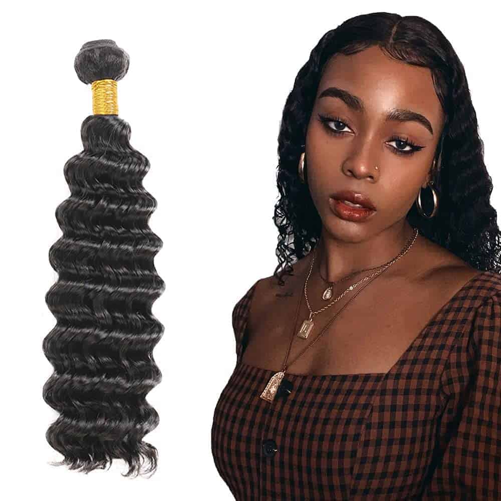 Paquetes de Cabello Humano Ondas Profundas 32 Pulgadas 1