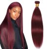 #99J Burgundy Bundles Pelo Humano Recto 32 Pulgadas 1