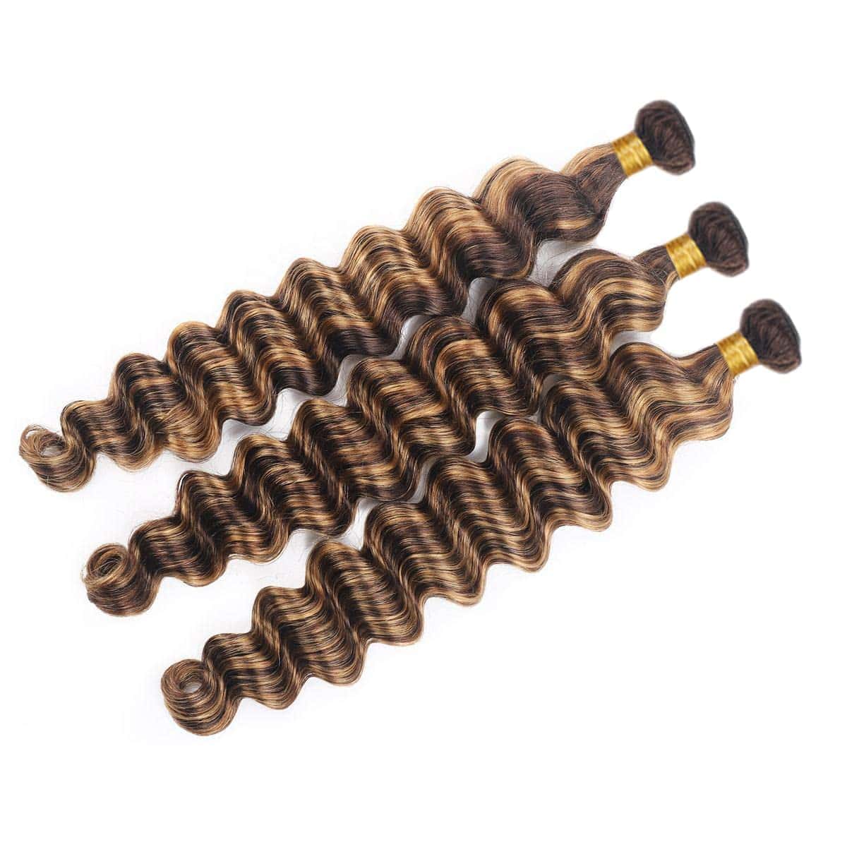 Mechones de Onda Profunda Rubia con Reflejos P4/27, - Imagen 7