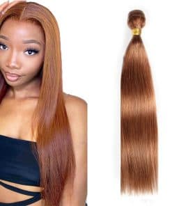 #30 Brown Bundles Cabello Humano Extensiones de Cabello