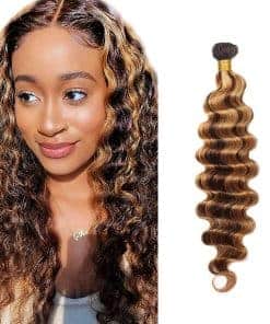 Mechones de Onda Profunda de Cabello Humano P4/27 Rubio