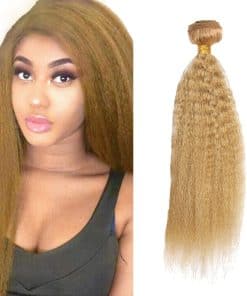 #27 Mechones de Cabello Humano Yaki Straight 26 Pulgadas 1